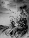 Супер-сугойный рисунок Луиса Ройо. Я долгое время пускала на него слюни, не зная, что это Алукард. А когда узнала, процесс слюноотделения усилился:)